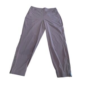 Athleta Brooklyn Heights High Rise Jogger Gray Pants Athleisure Travel Athletic